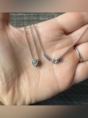 Pandora Elevated Heart Necklace